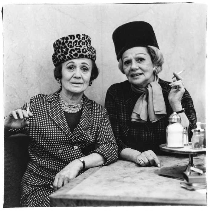 Diane Arbus, Two Ladies at the Automat, NYC, 1966