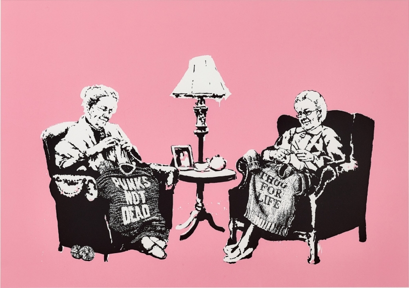 Banksy, Grannies, 2007 Banksy, Grannies, 2007