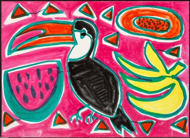 Katherine Bernhardt, Merengue, 2017 Katherine Bernhardt, Merengue, 2017