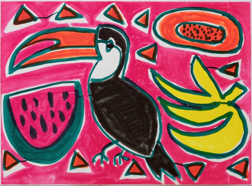 Katherine Bernhardt, Merengue, 2017 Katherine Bernhardt, Merengue, 2017
