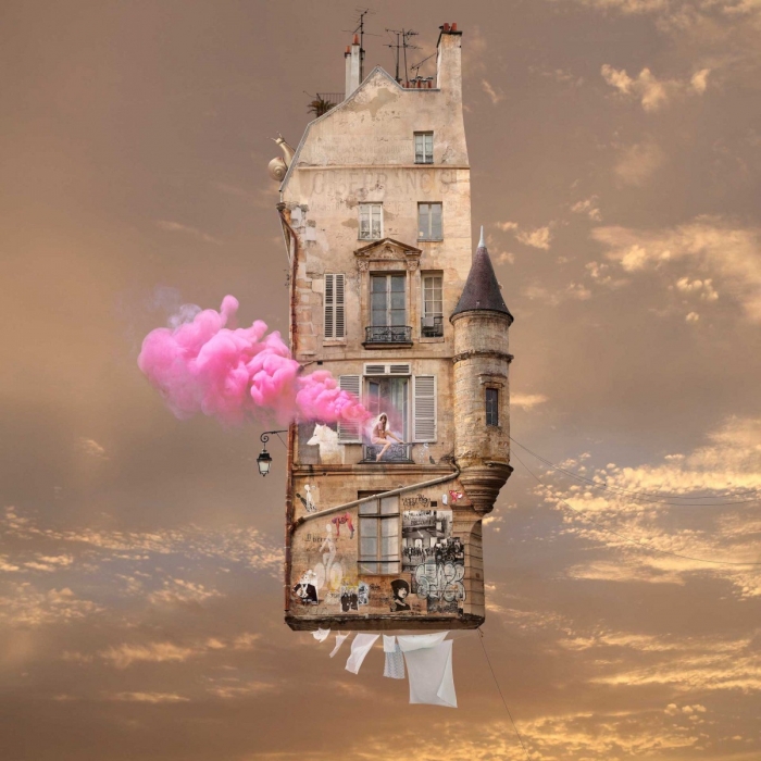 Laurent Chehère, Flying Houses Pink