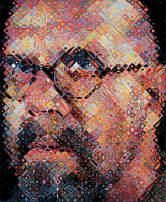 Chuck Close, Self Portrait