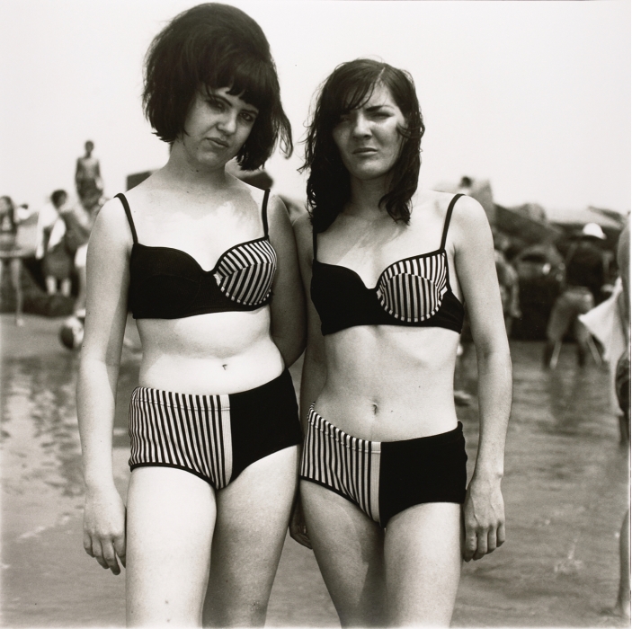 Diane Arbus, Two Girls in Matching Bathing Suits, 1971
