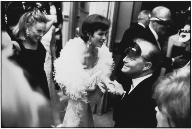 Elliott Erwitt, Truman Capote, Black and White Ball, NYC, 1966