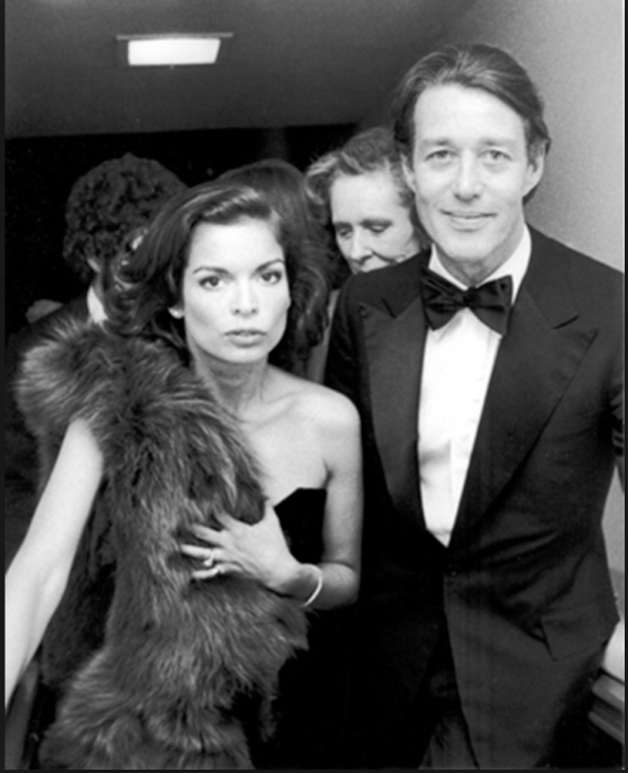 Ron Galella, Bianca Jagger and Halston