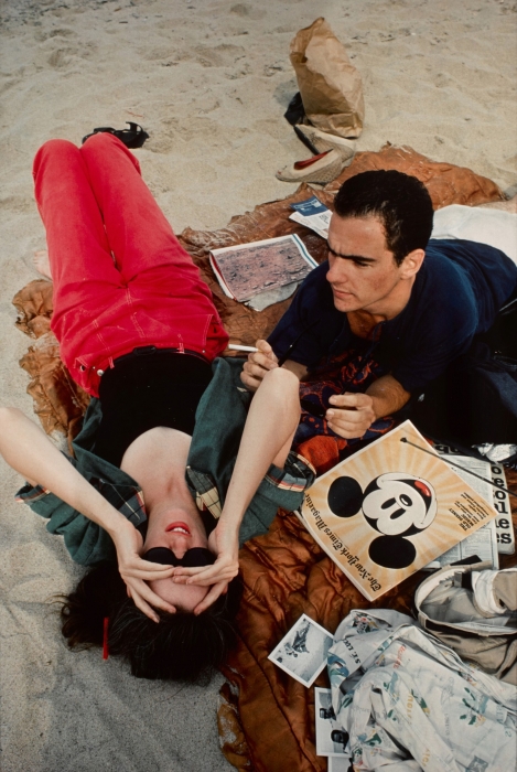 Nan Goldin, C.Z. and Max on the beach, Truro, MA, 1976