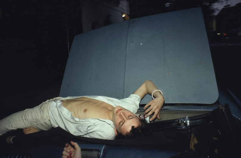 Nan Goldin, French Chris on the Convertible, NYC, 1979