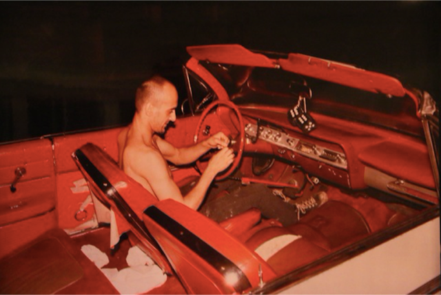 Nan Goldin, Bruce in his red car, NYC, 1981 Nan Goldin, Bruce in his red car, NYC, 1981
