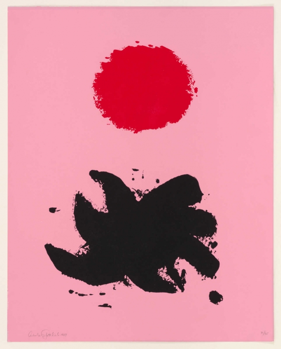 Adolph Gottlieb, Pink High, 1969 Adolph Gottlieb, Pink High, 1969