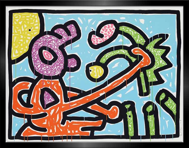 Keith Harin, Flowers No 1, 1990