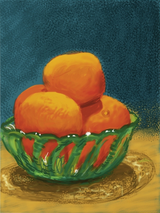 David Hockney, Oranges, 2011