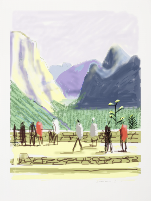 David Hockney, Untitled No 15, The Yosemite Suite, 2010