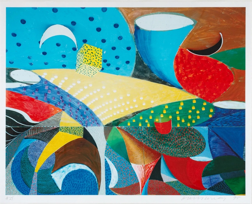 David Hockney, Snails Space, March 25th, 1995