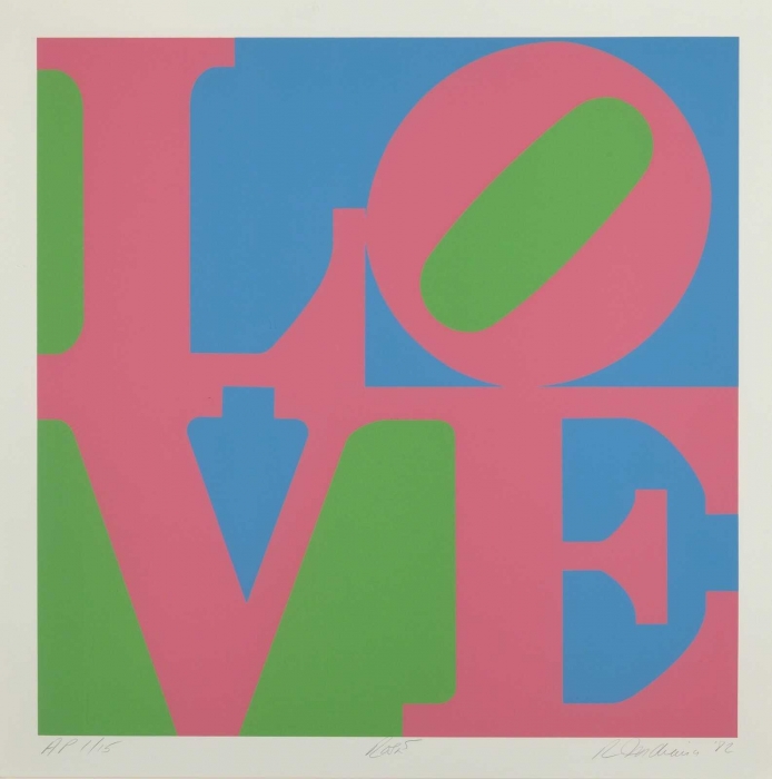 Robert Indiana, Rose (A Garden of Love), 1982