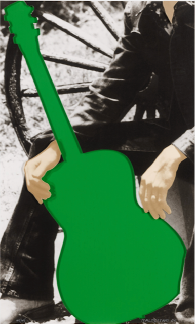 John Baldessari, Person with Guitar, Green, 2005 John Baldessari, Person with Guitar, Green, 2005