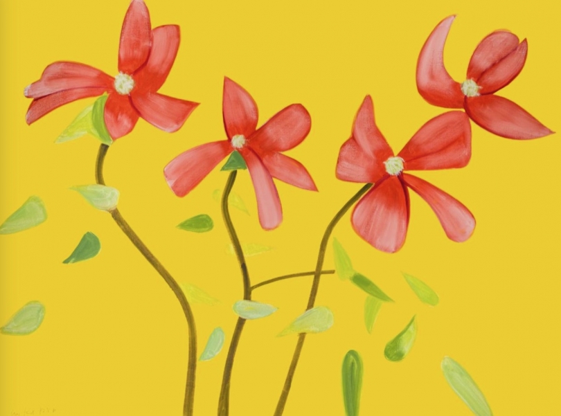 Alex Katz, Red Dogwood 1, 2021