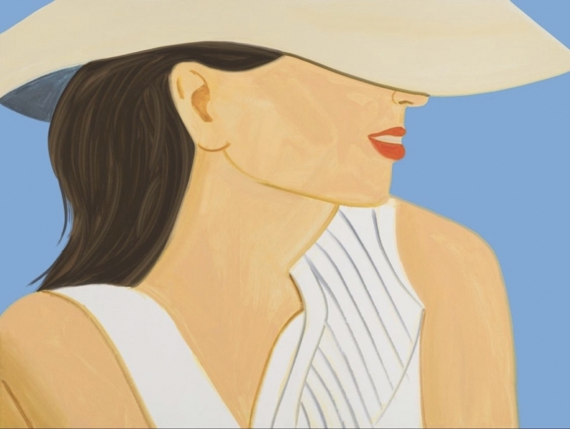 Alex Katz, Vivian with Hat, 2021