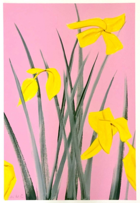 Alex Katz, Yellow Flags 3, 2020