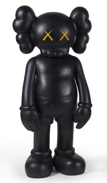 Kaws, 4 Foot Companion (Black), 2007