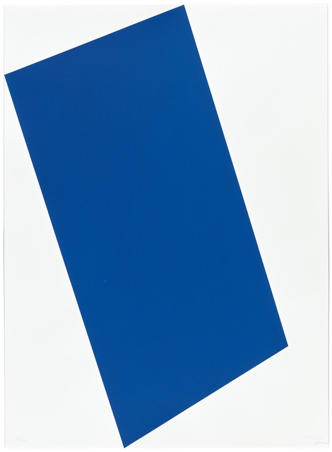 Ellsworth Kelly, Blue, 1997