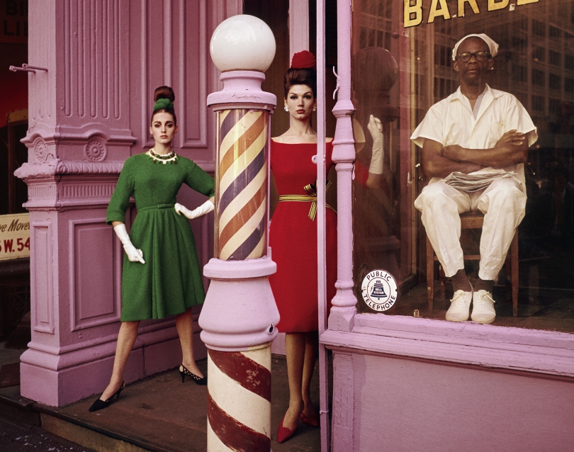 William Klein, Antonia + Simone + Barber Shop, 1961