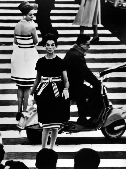 William Klein, Antonia + Simone + Barber Shop, New York (Vogue), 1961 