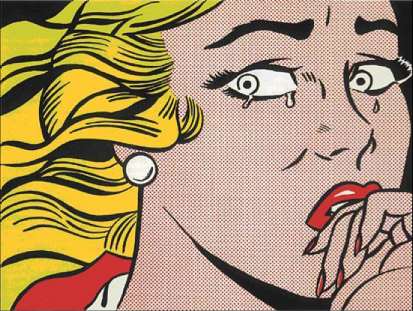 Roy Lichtenstein, Crying Girl, 1963 Roy Lichtenstein, Crying Girl, 1963