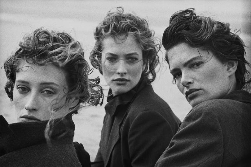 Peter Lindbergh, Marie-Sophie Wilson, Tatjana Patitz, Kynne Koester, 1987