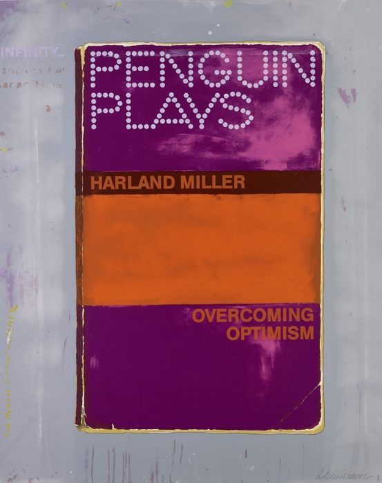 Harland Miller, Overcoming Optimism, 2014