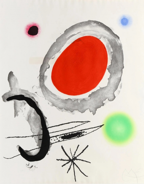 Joan Miro, Oiseau Entre deux Astres, 1967 Joan Miro, Oiseau Entre deux Astres, 1967