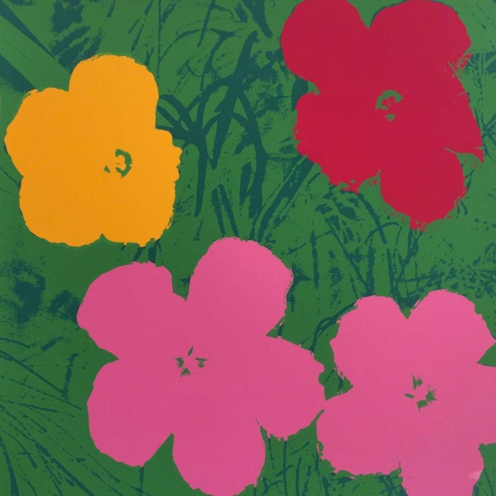 sunday B Morning, Flowers after Andy Warhol