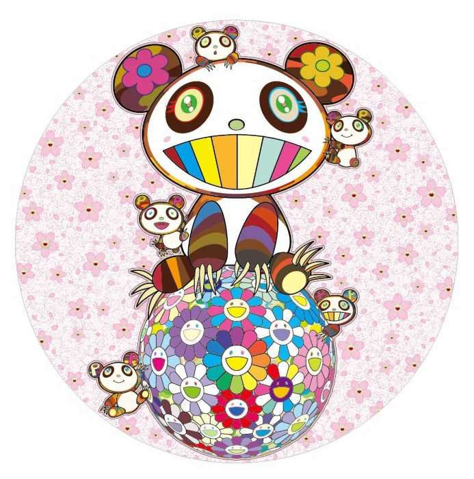Takashi Murakami, Sakura and Panda, 2020