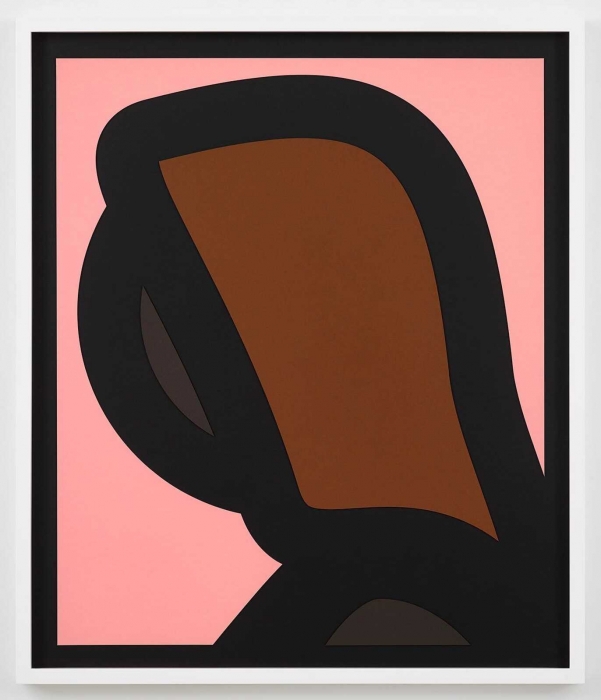 Julian Opie, Paper Head I, 2019 Julian Opie, Paper Head I, 2019