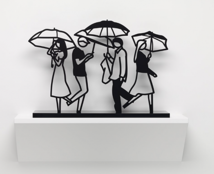 Julian Opie, Summer Rain 1, 2020