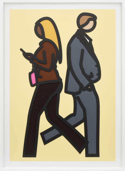 Julian Opie, New York Couple, 2019