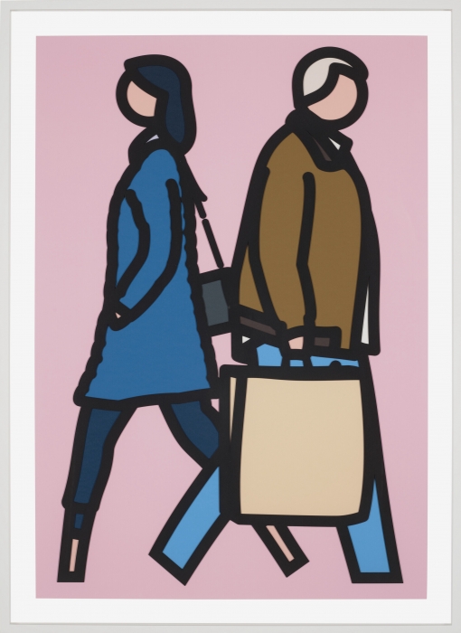 Julian Opie, New York Couple, 2019