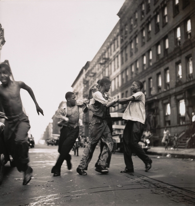 Gordon Parks, Street Image of Boys, c. 1969