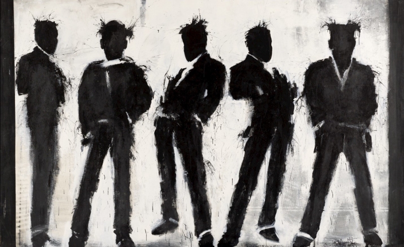 Richard Hambleton, Five Shadow Figures, 2003