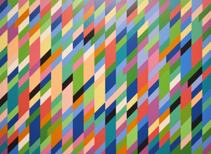 Bridget Riley, High Sky