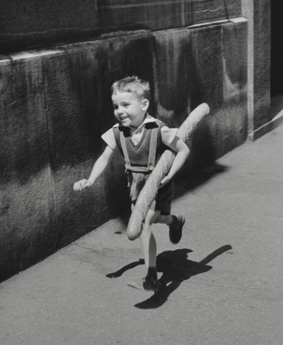 Willy Ronis, A Boy with a Baguette Willy Ronis, A Boy with a Baguette