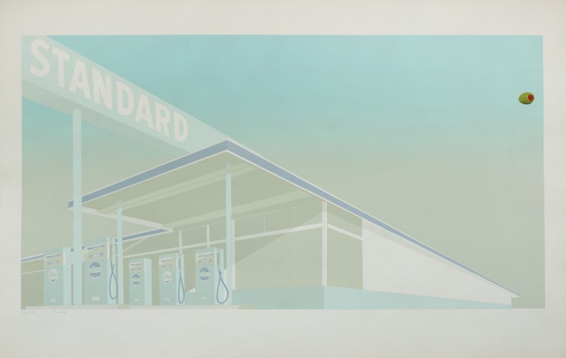 Ed Ruscha, Cheese Mold Standard with Olive, 1969