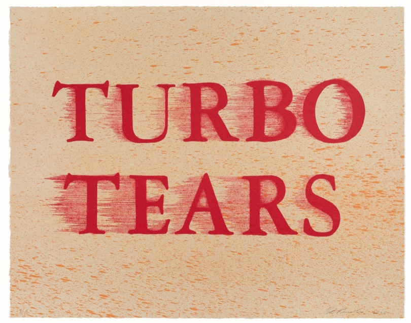 Ed Ruscha, Turbo Tears, 2020-21