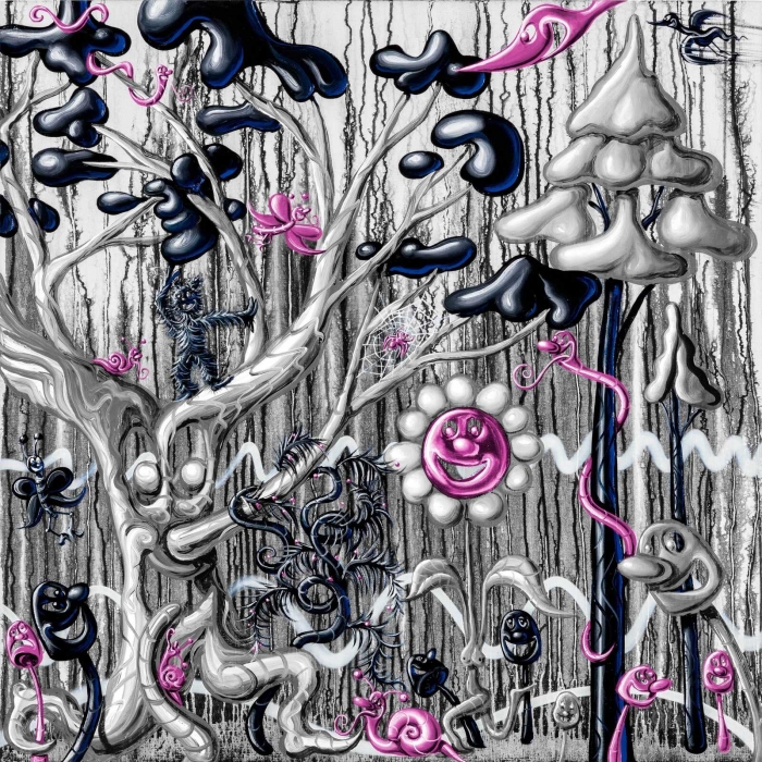 Kenny Scharf, Furungle (Black), 2021 Kenny Scharf, Furungle (Black), 2021