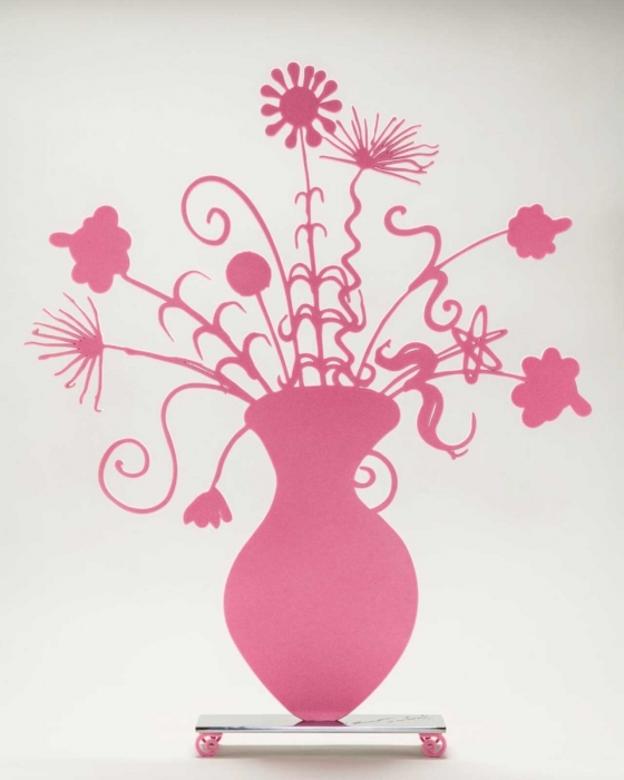 Kenny Scharf, Pink Flores, 2021