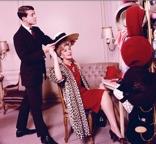 Ormond Gigli, Halston (with Anita Colby) at Bergdorf Goodman, 1962 Ormond Gigli, Halston (with Anita Colby) at Bergdorf Goodman, 1962