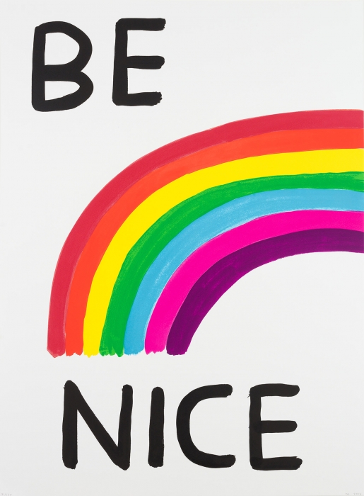 David Shrigley, Be Nice, 2017