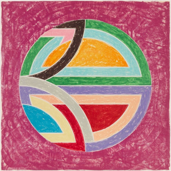 Frank Stella, Sinjerli Variation Squared with Colored Ground I, 1981