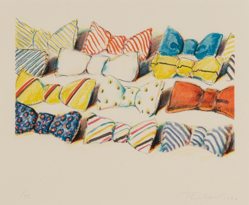 Wayne Thiebaud, Bow Ties, 1990