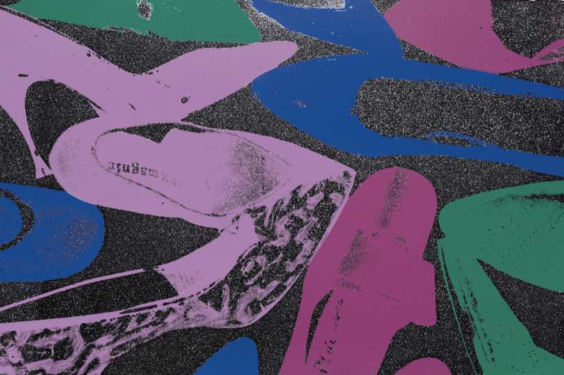 Andy Warhol, Shoes with Diamond Dust, 1980 Andy Warhol, Shoes with Diamond Dust, 1980
