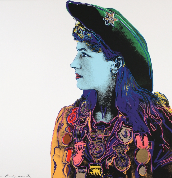 Andy Warhol, Annie Oakley from the Cowboys and Indians Series, 1986 Andy Warhol, Annie Oakley from the Cowboys and Indians Series, 1986